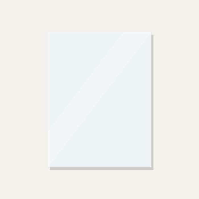 Glas op maat – helder floatglas 2 mm Glas op maat – helder floatglas 2 mm